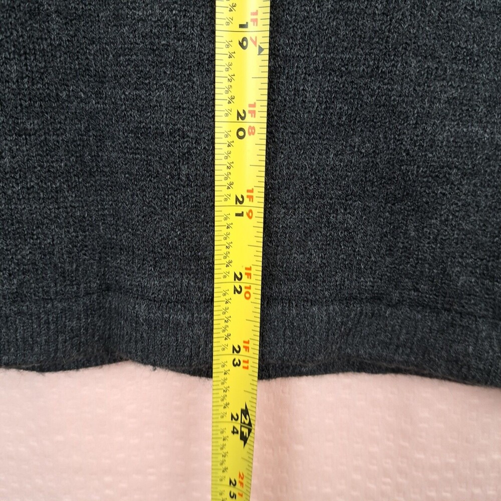 Vintage Partners Women Knit Gray Acrylic Skirt Soft Classic Elastic Size M - Picture 2 of 9